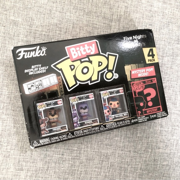 SOLD NWT - Funko Pop Bitty Pop! Five Nights At Freddy’s 4-Pack Series 3 - Picture 1 of 6